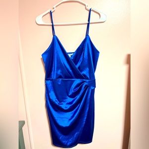 Dress is new I took off the tag but never wore it because it was too short